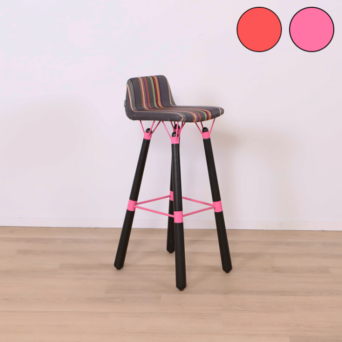 Mønstret barstol Nest BS | JOHANSON DESIGN Mønstret barstol Nest BS