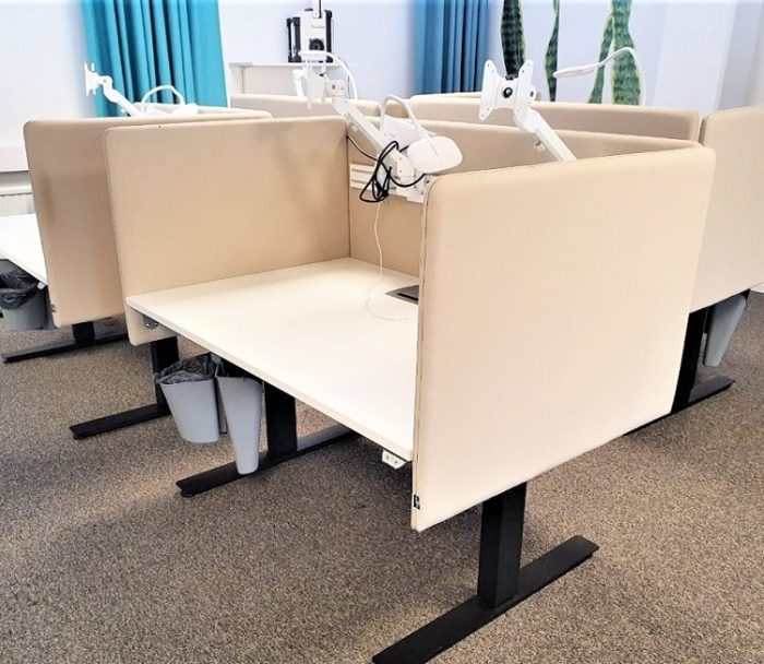 Bordsskärm Tab Kortsida 80 cm | EFG Bordskærm Tab Kort side 80 cm