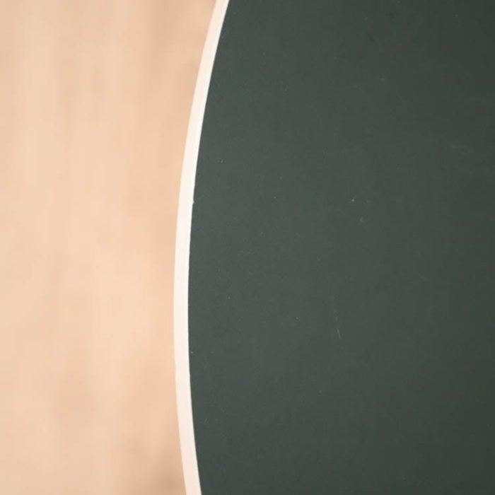 Rundt sofabord med fjer