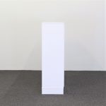 Låsbar opbevaring med skydedør