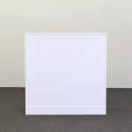 Låsbar opbevaring med skydedør