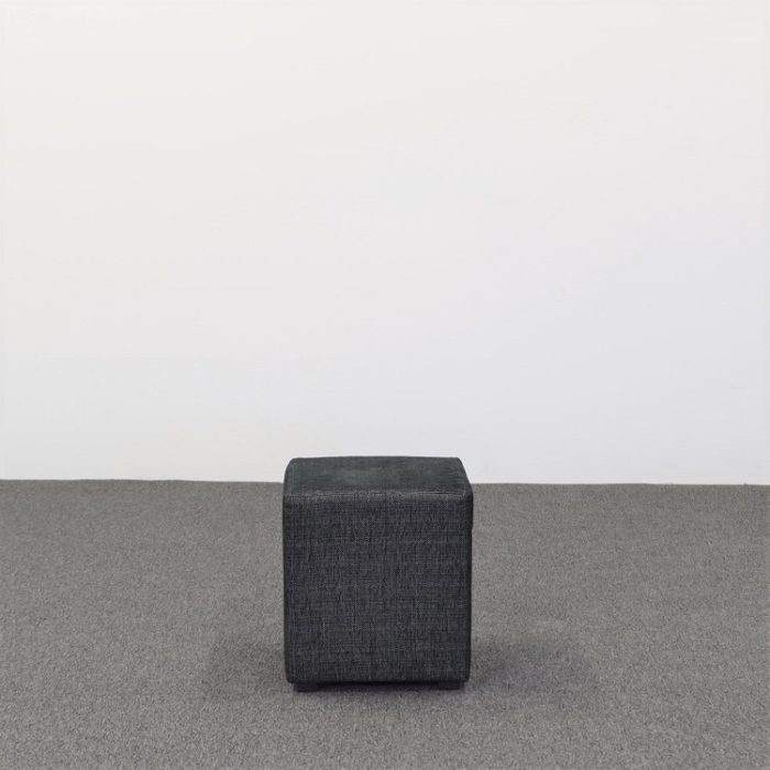 Firkantet puf mørkegrå | RAFZ Firkantet puf mørkegrå