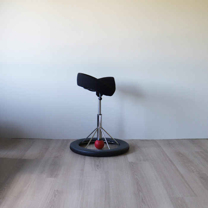 Balansstol Smart svart/röd