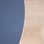 Rundt sofabord med fjer