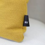 Pudekort Hay rød, gul, grøn, grå